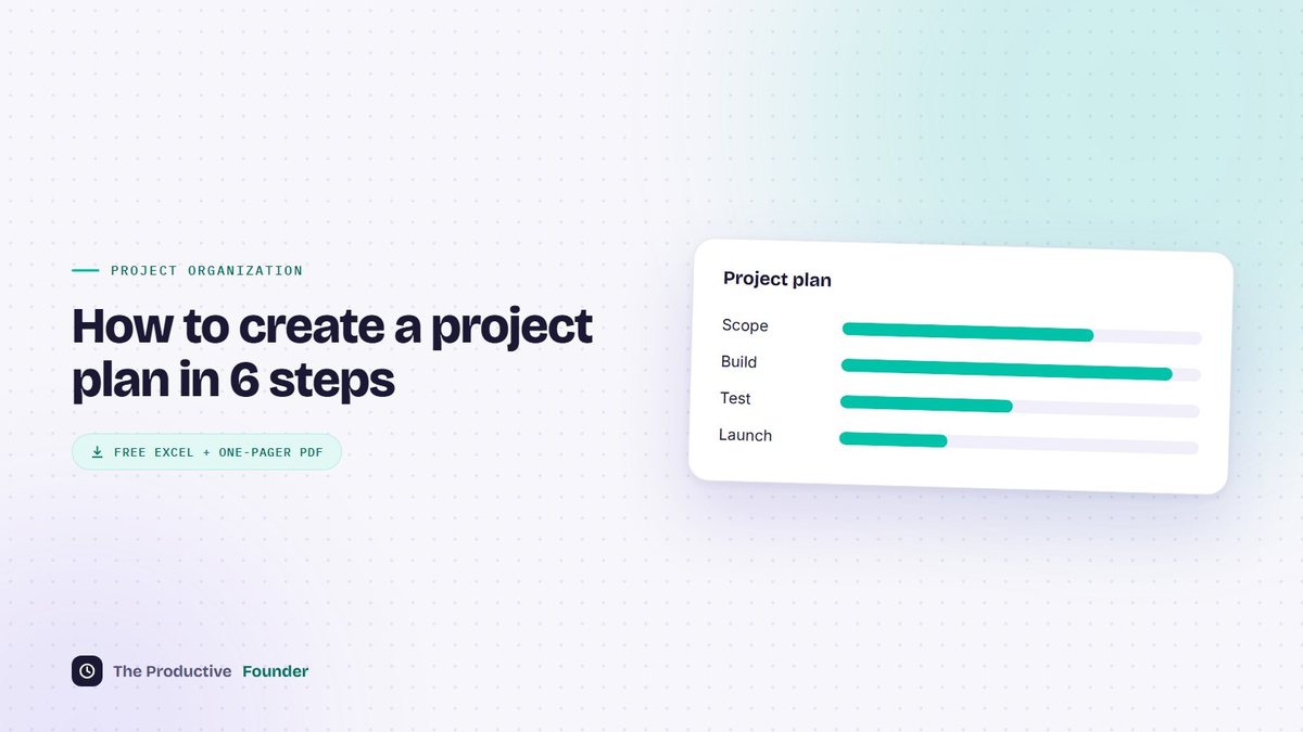 Project Plan Template (Free Excel) + How to Create a Project Plan in 6 Steps
