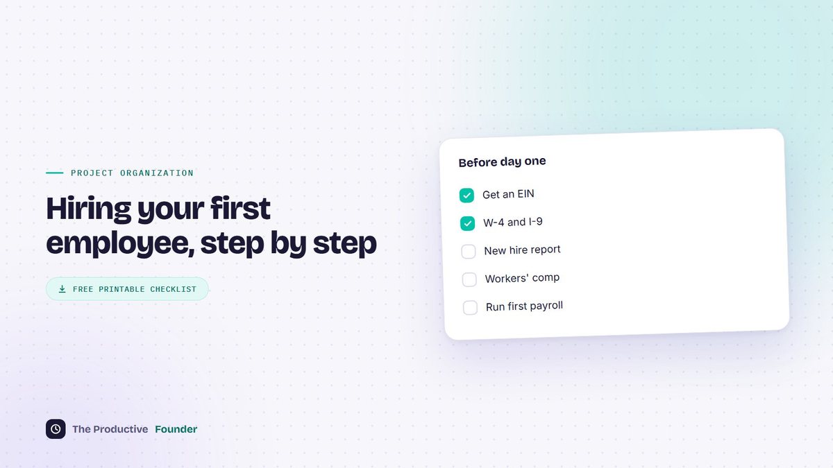 How to Hire Your First Employee: The Complete 2026 Checklist for Small Businesses