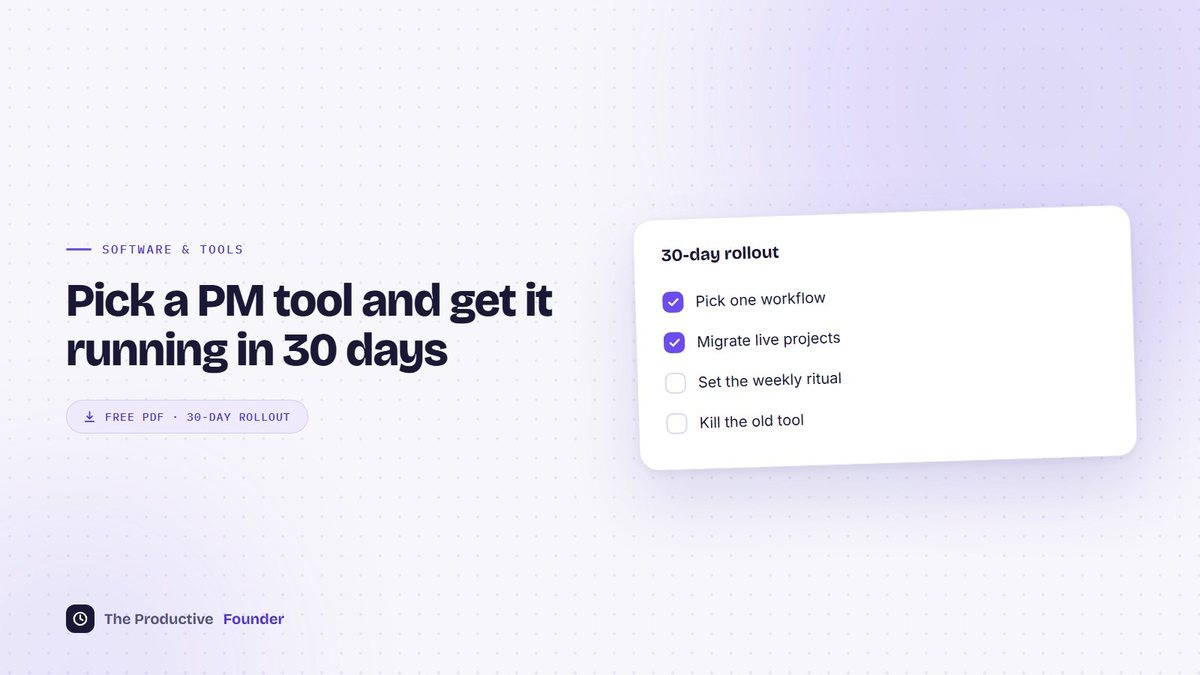 Project Management for Small Business: How to Choose Software (+ 30-Day Rollout)